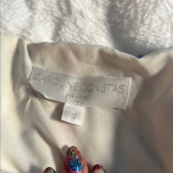 Caroline Constas Sequin Striped Dress, S - Picture 2 of 7